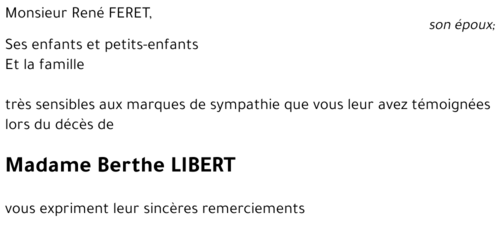Berthe LIBERT