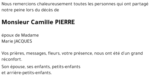 Camille PIERRE