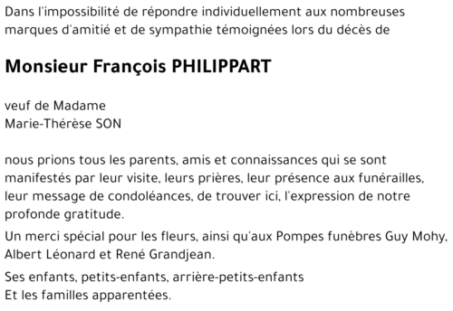 François PHILIPPART