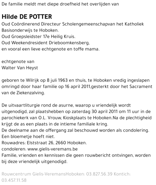 Hilde De Potter