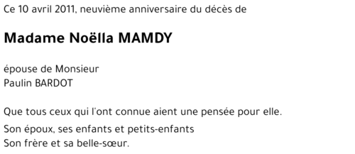 Noëlla MAMDY
