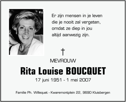 Rita Louise Boucquet