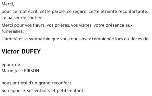 Victor DUFEY