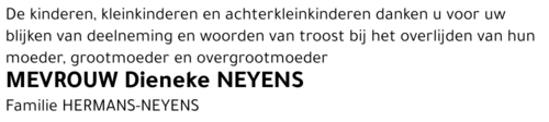 Dieneke NEYENS