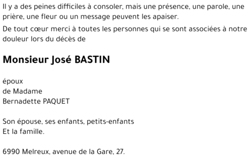 José BASTIN