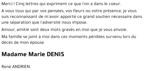 Marie DENIS