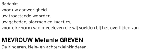 Melanie GREVEN