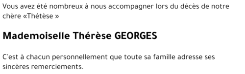 Thérèse GEORGES
