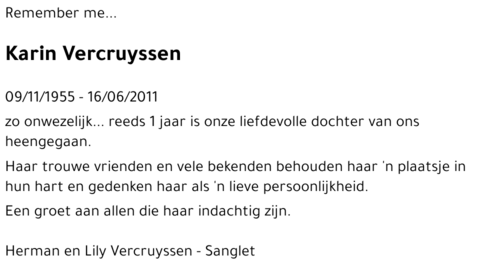 Karin Vercruyssen