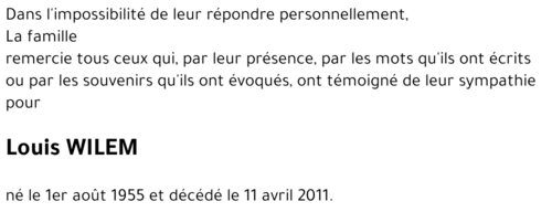 Louis WILEM