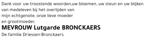 Lutgarde Bronckaers