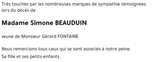 Simone BEAUDUIN