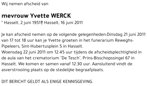 Yvette Werck