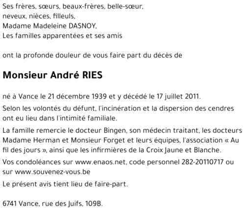 André RIES