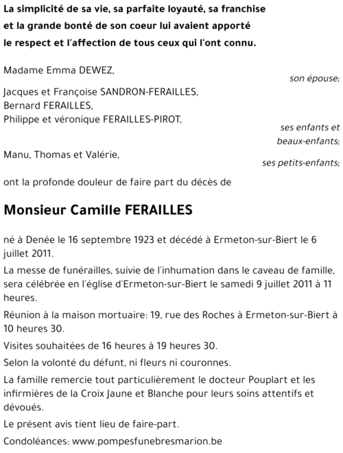 Camille FERAILLES