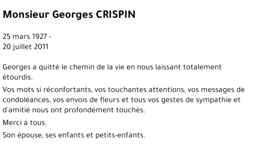 Georges CRISPIN