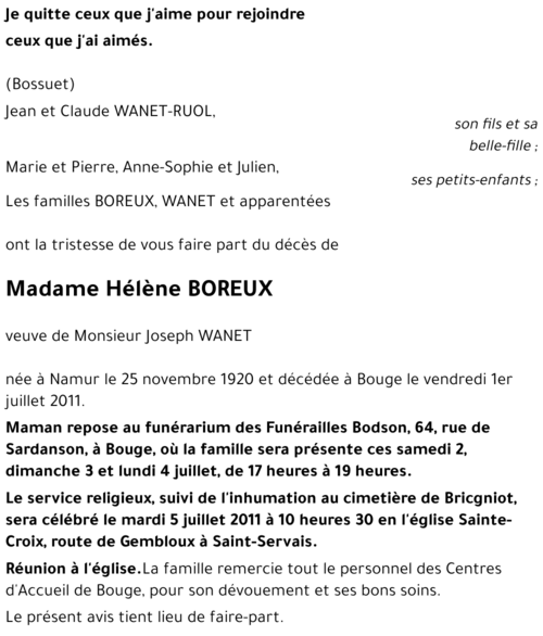Hélène BOREUX