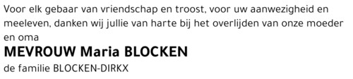 Maria Blocken