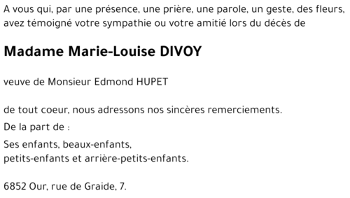 Marie-Louise DIVOY