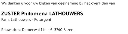 Philomena LATHOUWERS