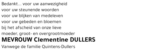 Clementine DULLERS