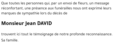 Jean DAVID