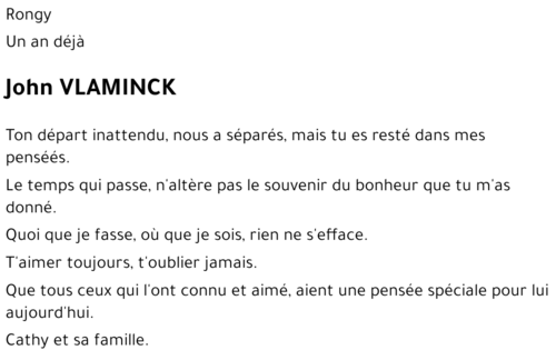 John VLAMINCK