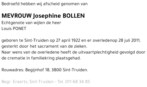 Josephine Bollen