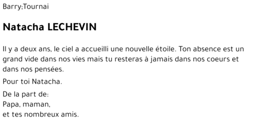 Natacha LECHEVIN