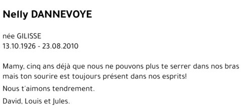 Nelly DANNEVOYE