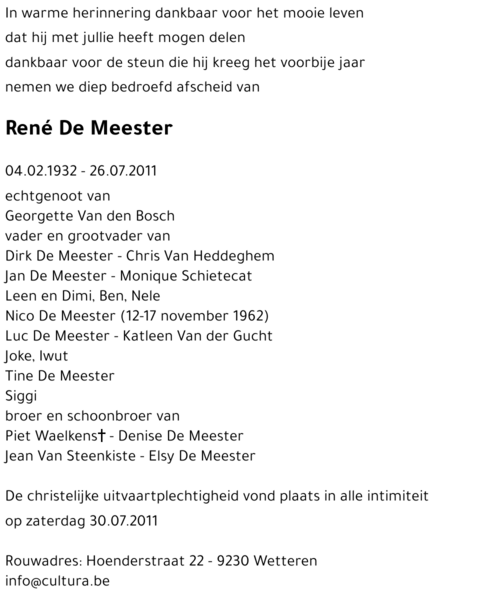 René De Meester
