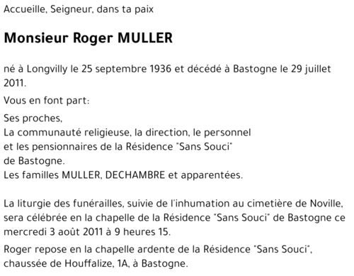 Roger MULLER