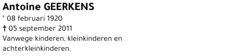 Antoine Geerkens
