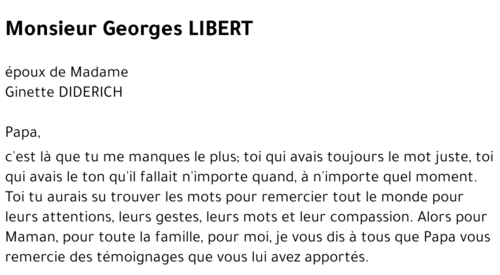 Georges LIBERT