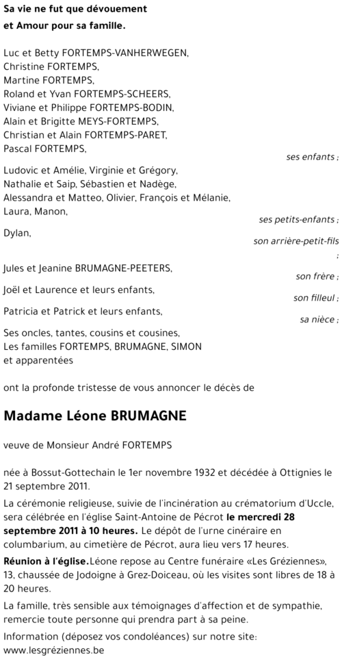 Léone BRUMAGNE
