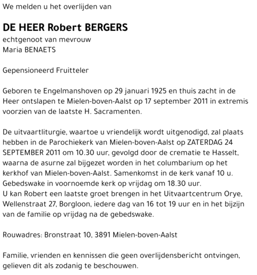 Robert Bergers