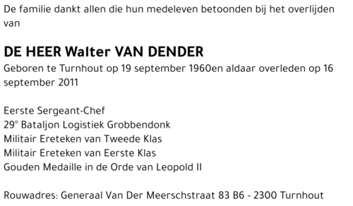 Walter Van Dender