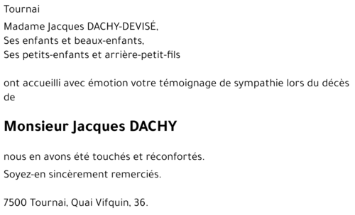 Jacques DACHY