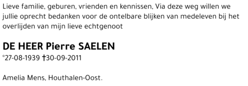 Pierre SAELEN