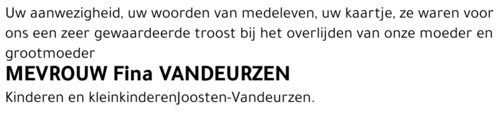 Fina Vandeurzen