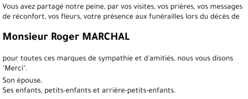 Roger MARCHAL