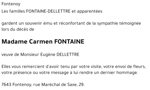 Carmen FONTAINE
