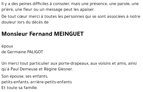 Fernand MEINGUET