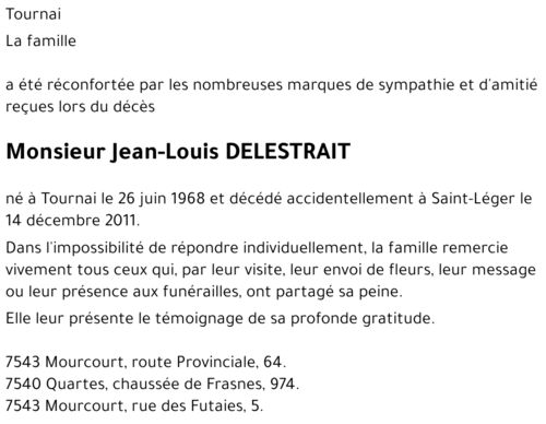 Jean-Louis DELESTRAIT