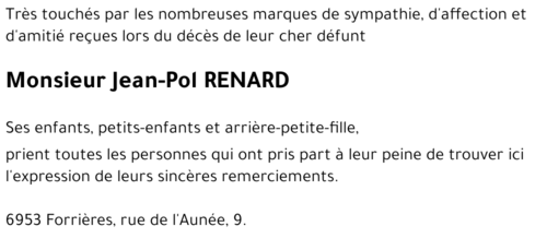 Jean-Pol RENARD