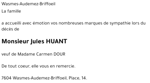 Jules HUANT