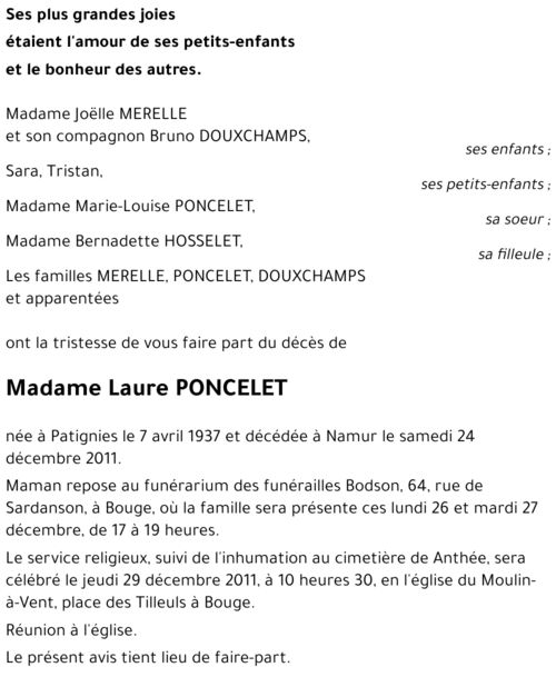 Laure PONCELET