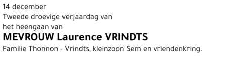 Laurence VRINDTS