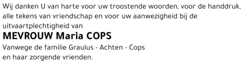 Maria COPS