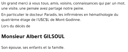 Albert GILSOUL